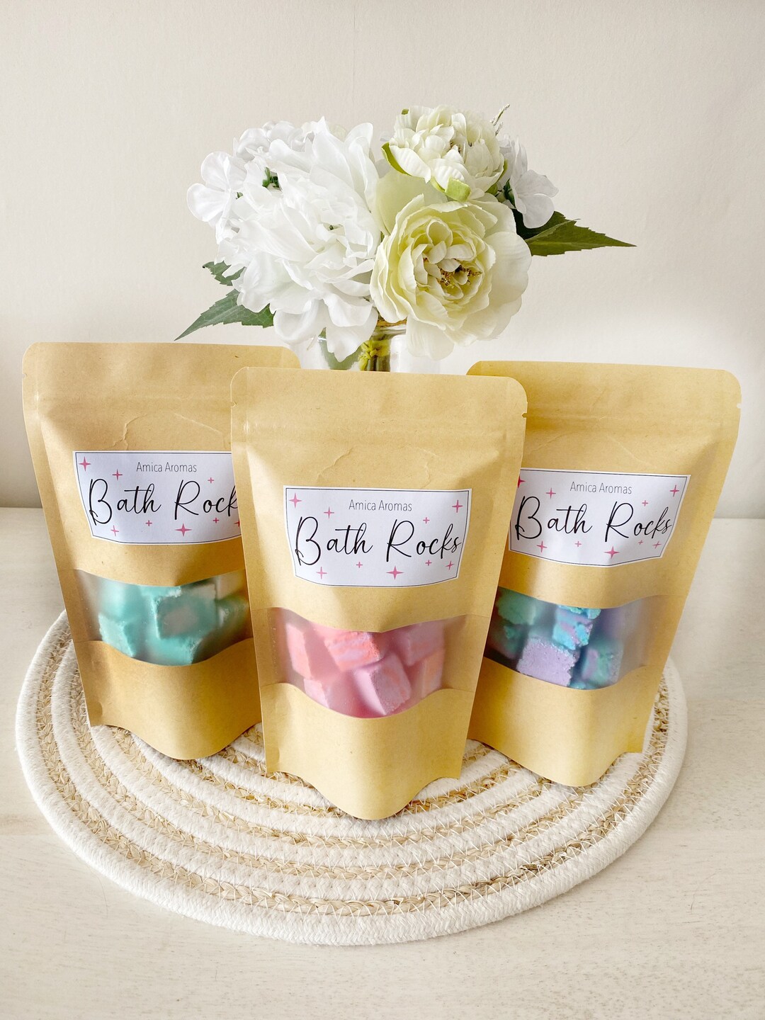Bath Rocks Bath Rocks | Crumble | Bath Bomb | Gifts for Her | Handmade | Rainbow ...