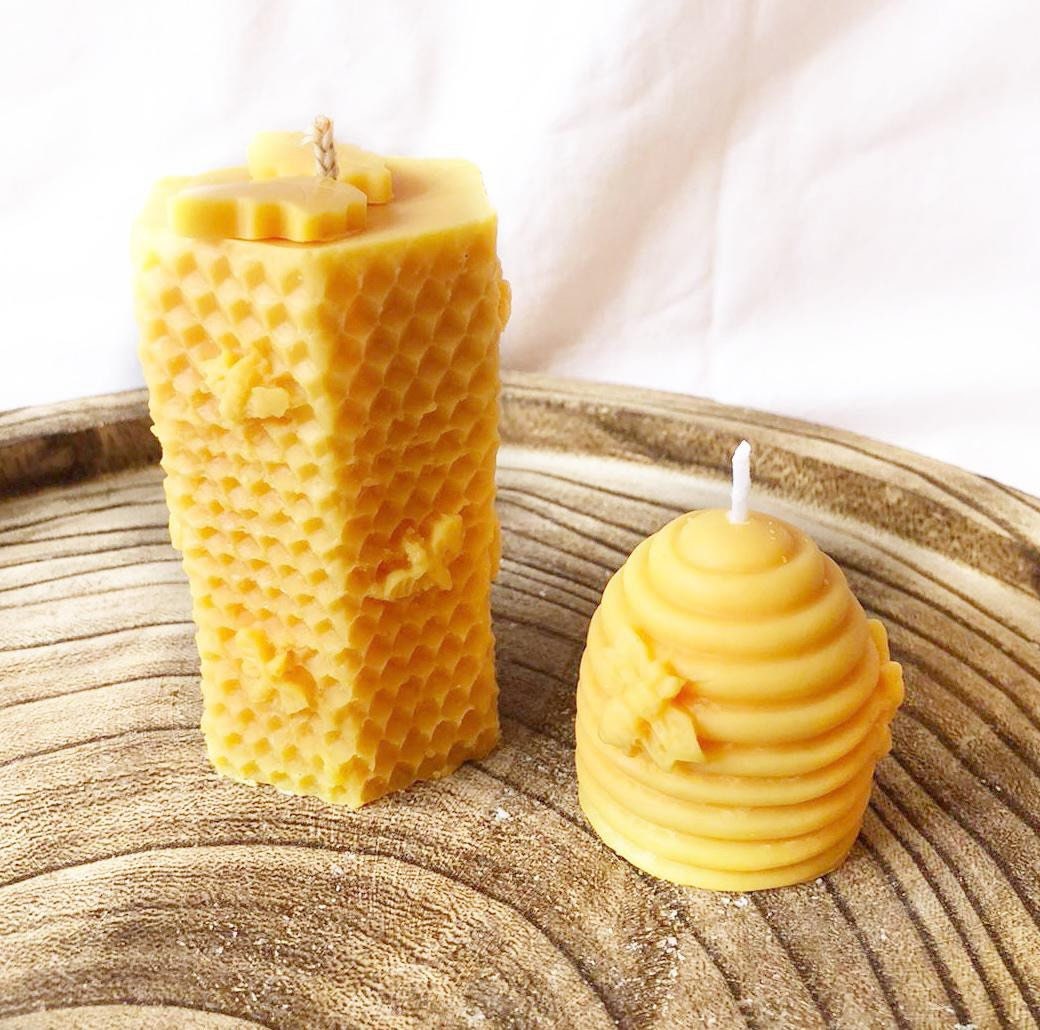 Honey Bee Candles/Bee Hive Candles/Bee Candles/Handmade/Candle Etsy