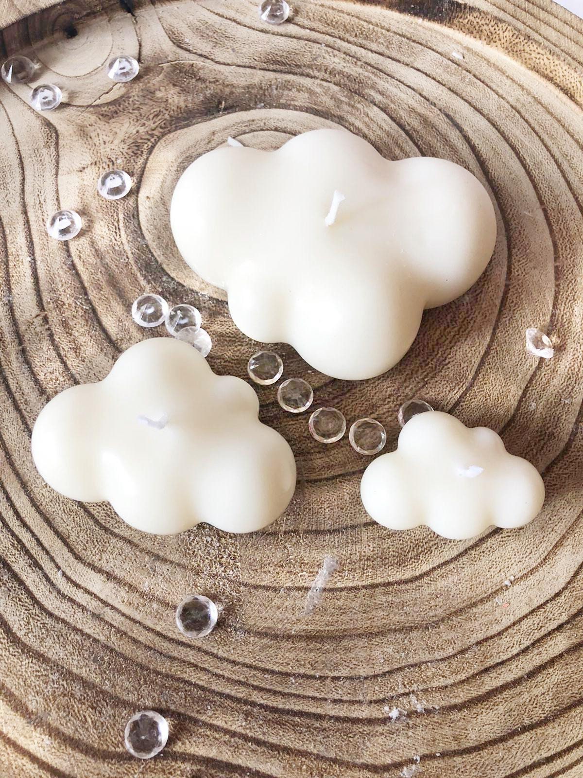 3 Cloud Candles/Decorative Candles/Handmade/Candle gifts/Soy Etsy