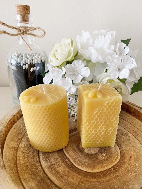 White Beeswax Aromatherapy Candle Honey Raw Material Natural