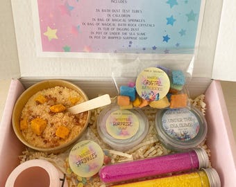 Potion Bath Box Large | Kids | Fun | Bath Dust | Birthday | Christmas | Bath Fun | Potion Kit |Slime | Gifts | Bath Rocks |  Sprinkles