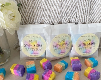 Bath Bomb Party Bags| | Kids | Handmade | Gifts | Christmas | Birthday | Bath Fizzers | Party Bags | Bath Rock | Kids | Gifts For Kids