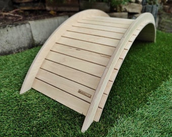 XXL rabbit bridge / bridge rabbit tunnel / tunnel / seesaw / accessories for small animals. Cage accessories. Wood multiplex birch. Very stable