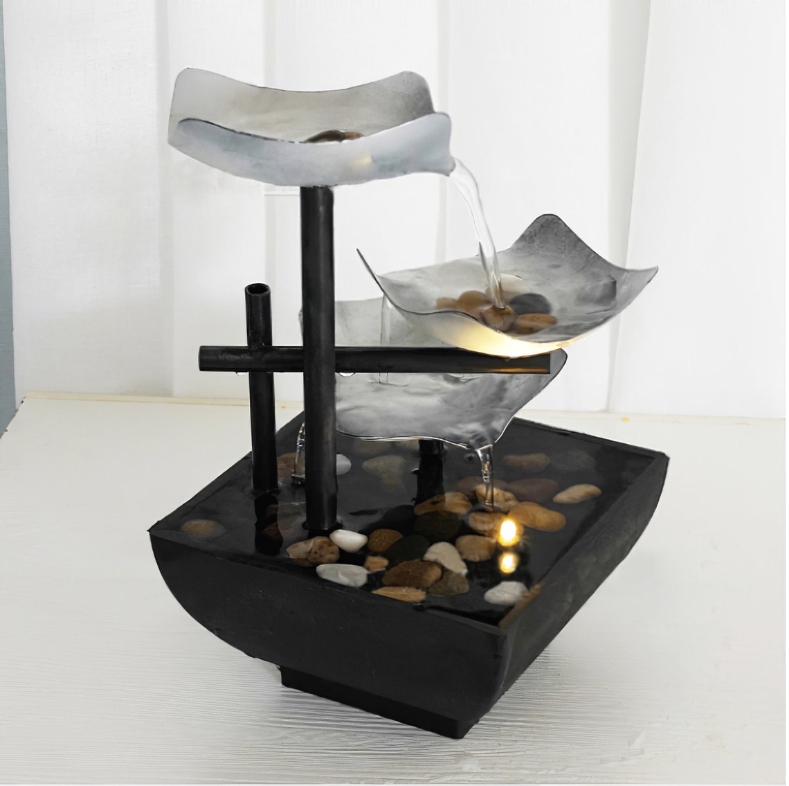 Water Fountains Indoor Decor Desktop Decorative Water Etsy