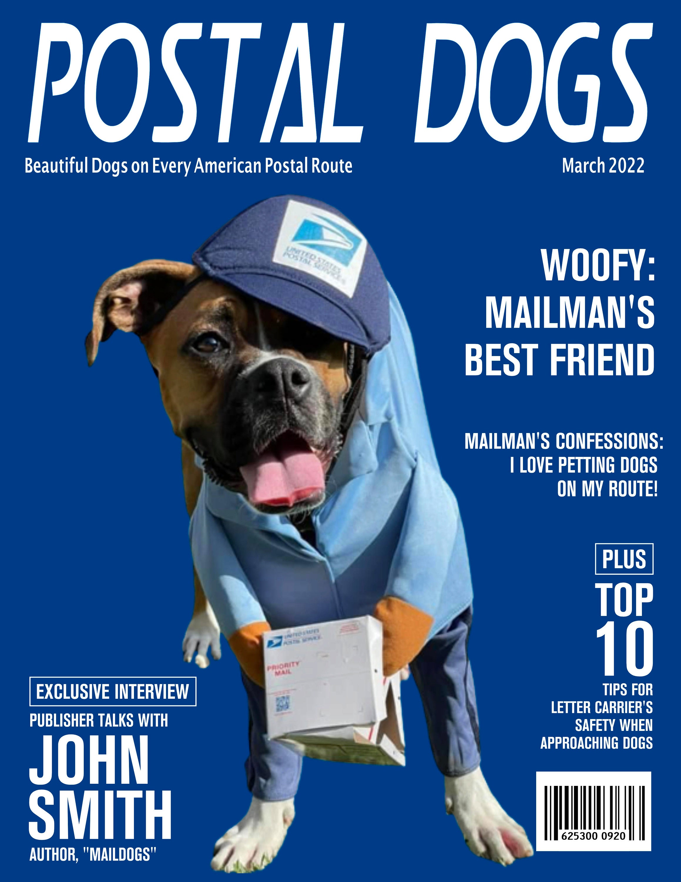 Posta Magazine Your Own Postal-themed Magazine Cover! - FULLY CUSTOMIZABLE! - Etsy