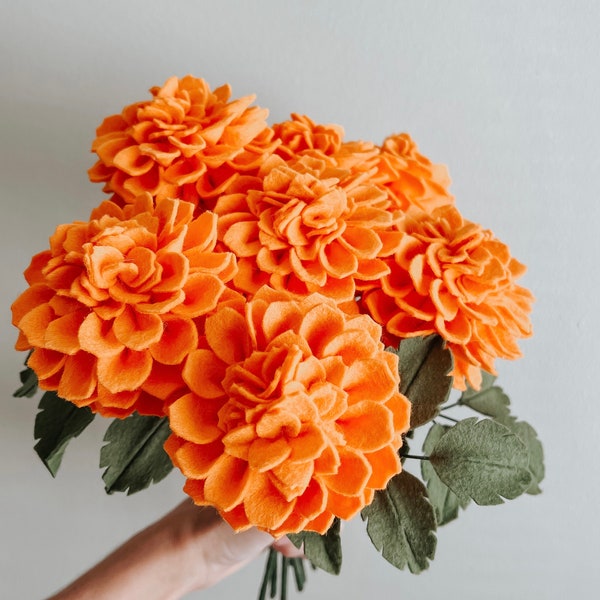 Artificial Marigold Flowers Etsy