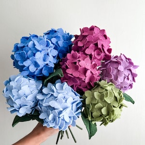 Felt Flower Hydrangea