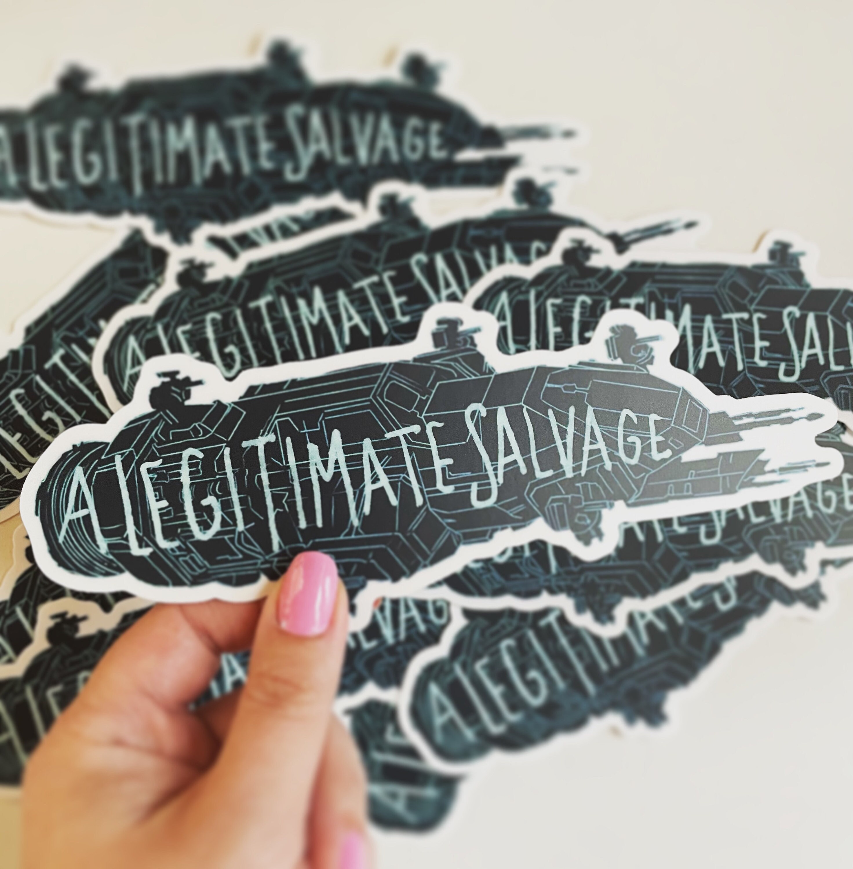 A Legitimate Salvage Bumper Sticker Etsy Australia