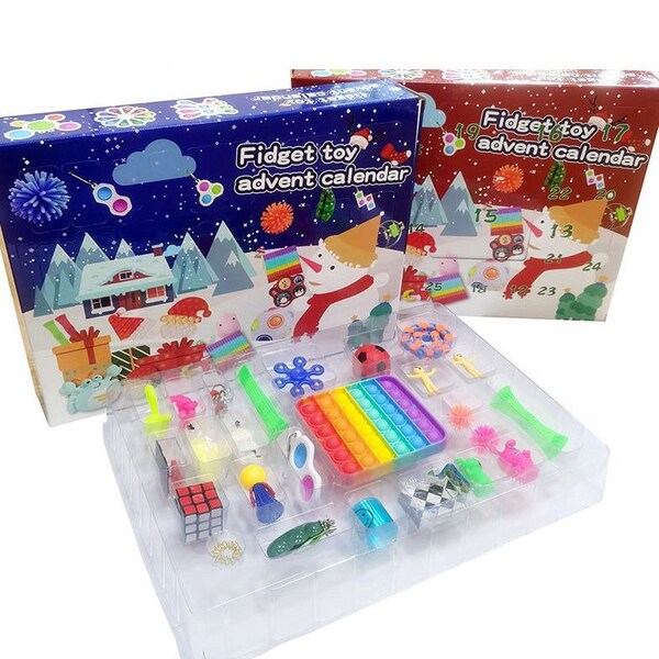 Fidget toy Advent Calendar 25pcs Christmas 2021. NEXT DAY DELIVERY