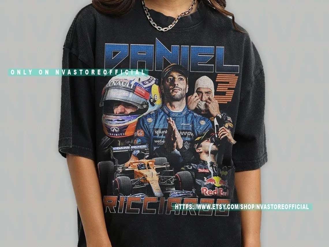 Daniel ricciardo t shirt sales