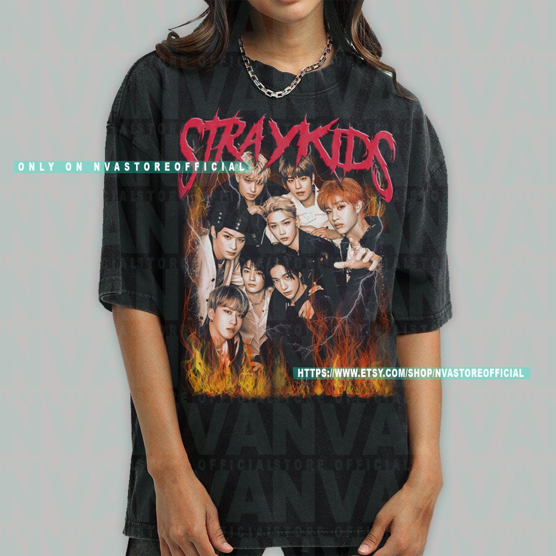 Stray Kids Heavy Metal - Fan Shirt, Kpop Kpop Fandom, Short-sleeve Unisex Etsy Top T-shirt, Stay SKZ, Concert, Made Shirt, Shirt, Singapore Kpop