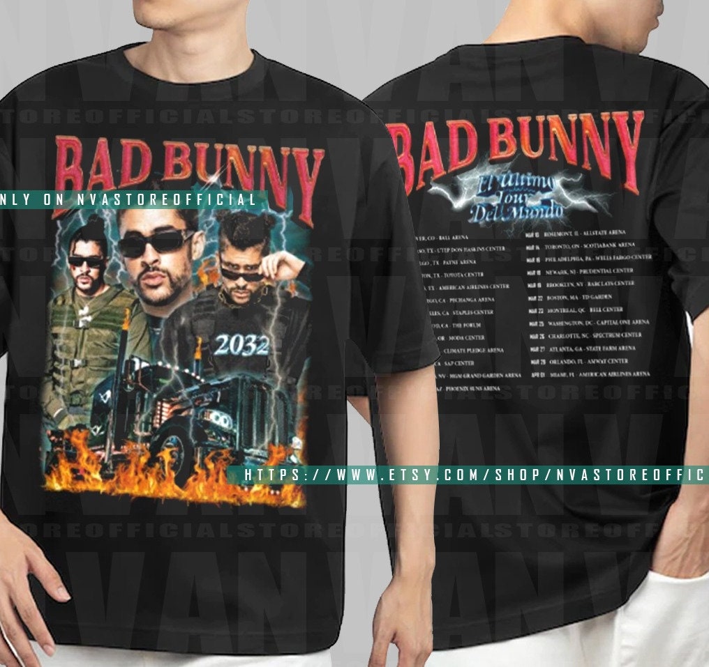 Bad Bunny concert merchandise in Orlando 2025