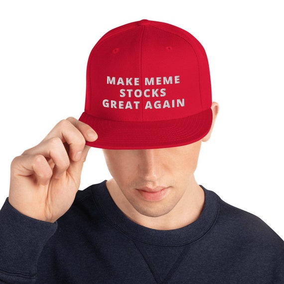 Make Meme Stock Great Again Street Wear Snapback Hats - Etsy