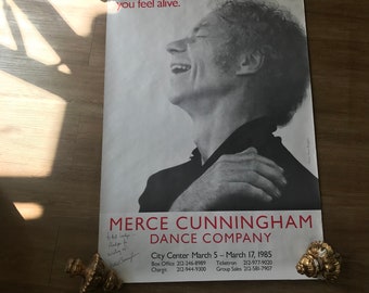 Merce Cunningham Original Signed Poster. - Etsy