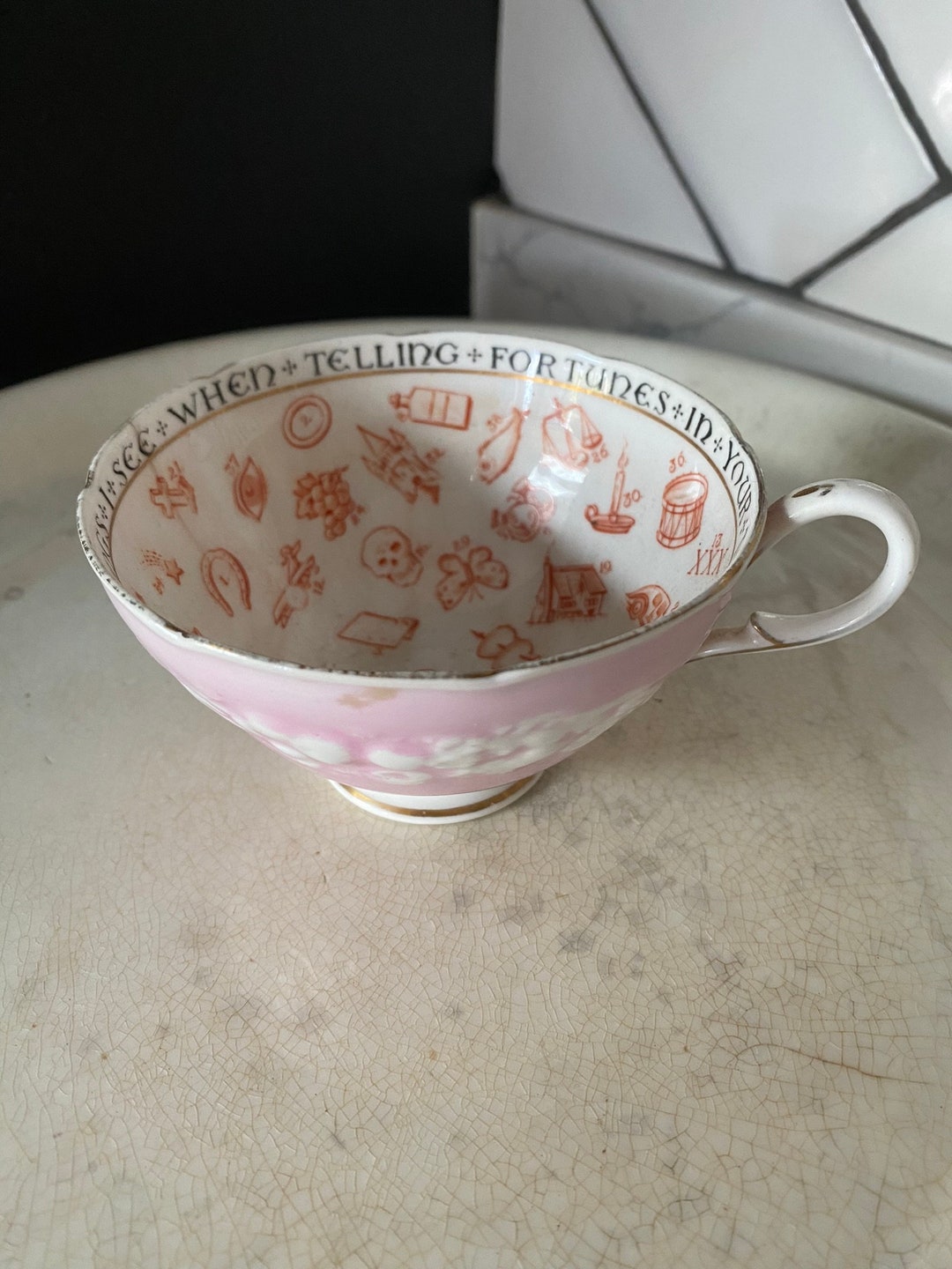 Paragon Fortune Telling Tea Cup. No Saucer. Etsy