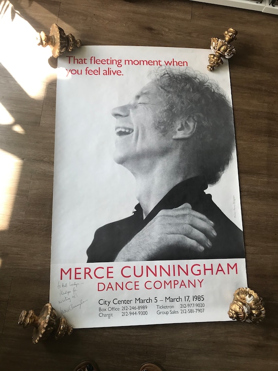 Merce Cunningham Original Signed Poster. - Etsy