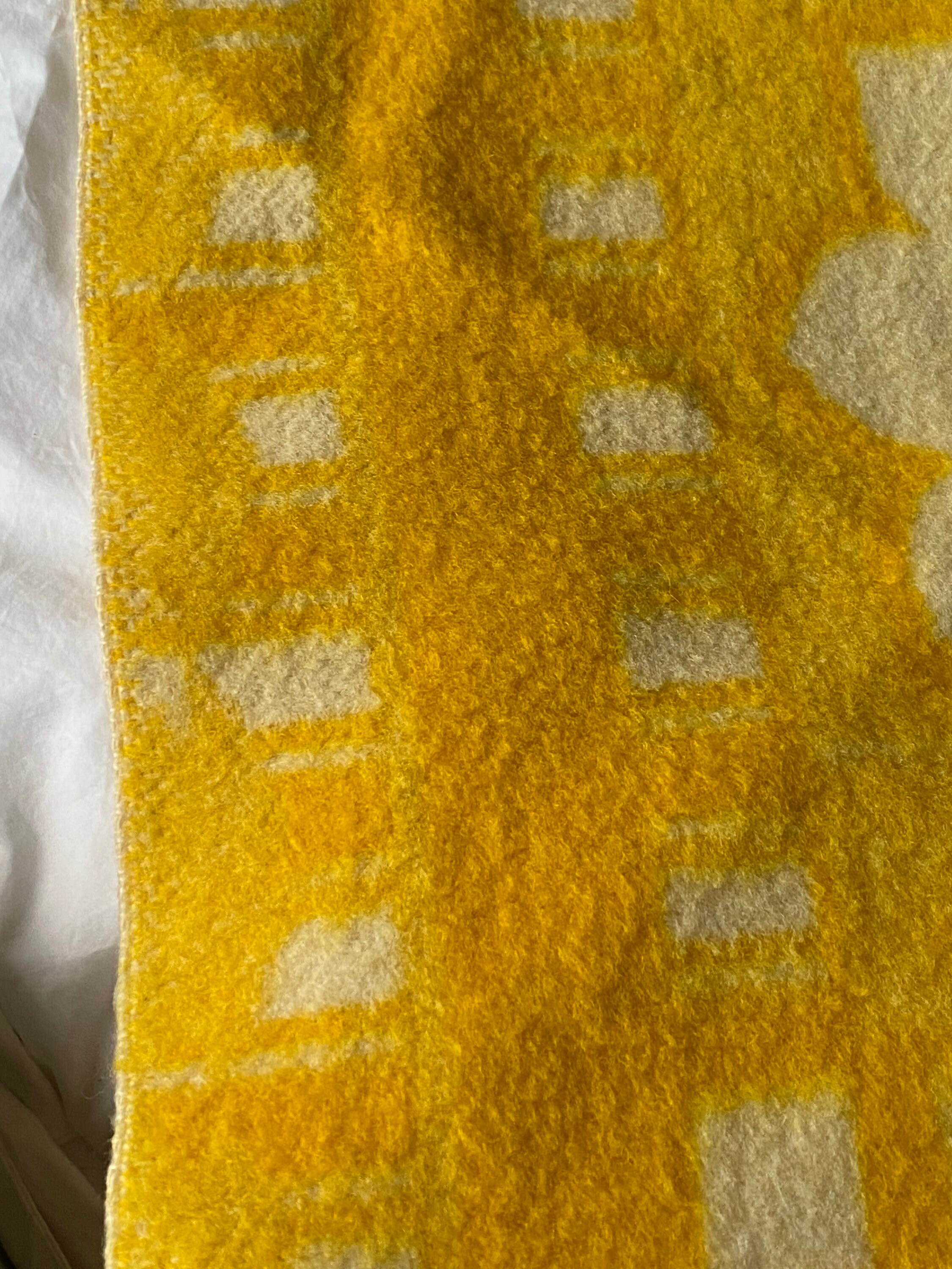 Dutch Vintage Wool Blanket With Flower Pattern. Etsy