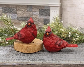 Snow Dusted Red Standing Cardinal on Platform 9 x 8.5 Resin Decorative Tabletop Figurine Snow Dusted Red Standing Cardinal on Platform 9 x 8.5 Resin Decorative Tabletop Figurine