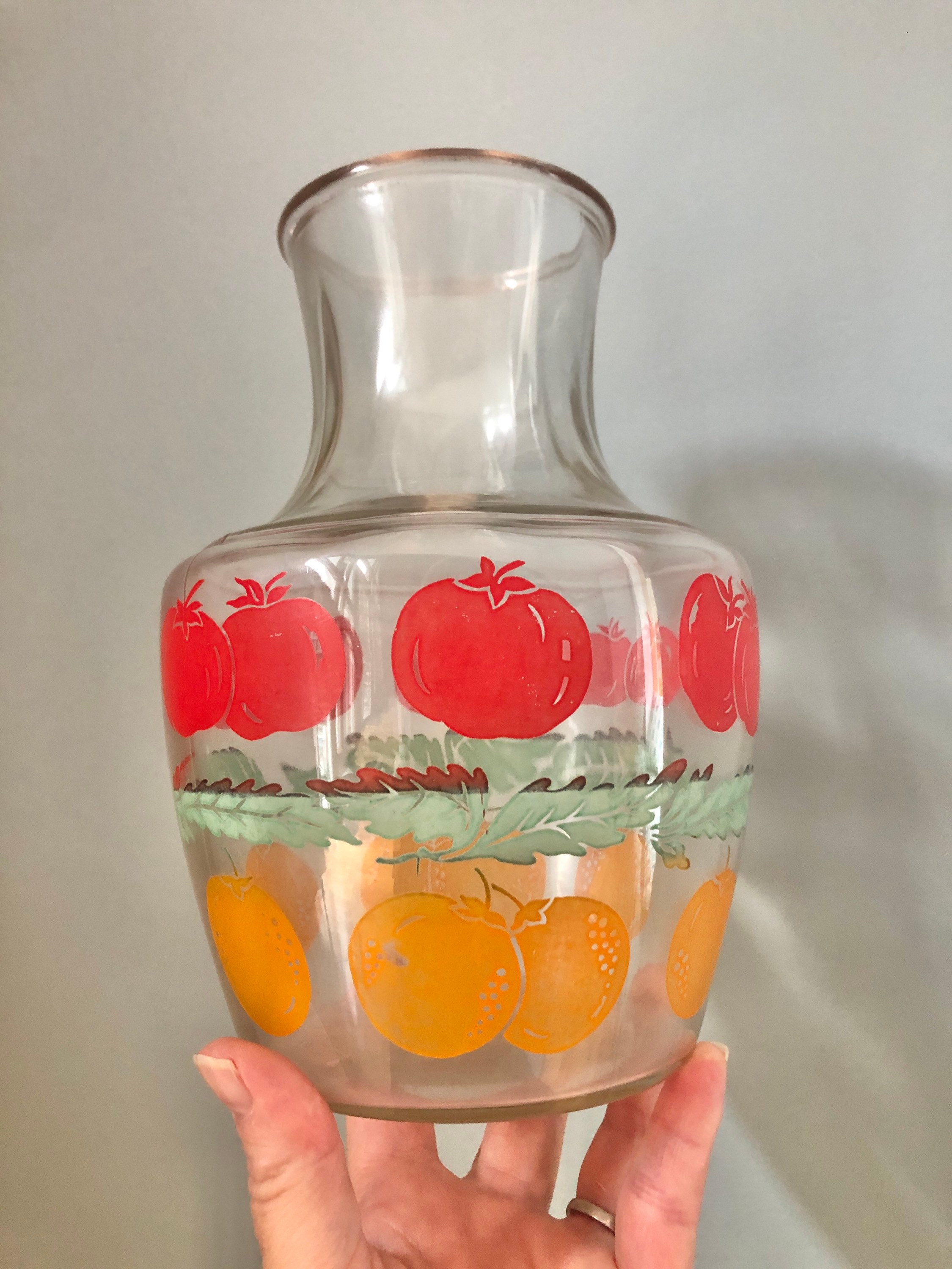 Vintage Orange Juice Carafe Juice Pitcher Mid Century Farmhouse Breakf –  TheFlyingHostess