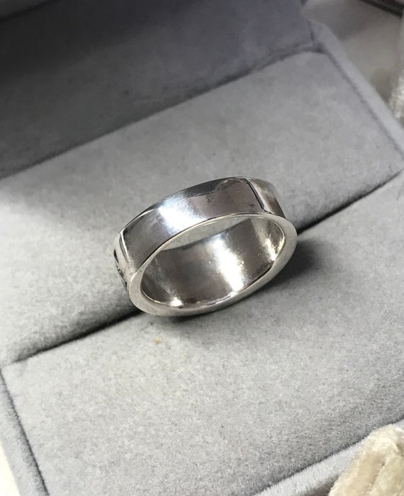 Solid Silver Celtic Knot Ring, Sterling Silver Ce… - image 9