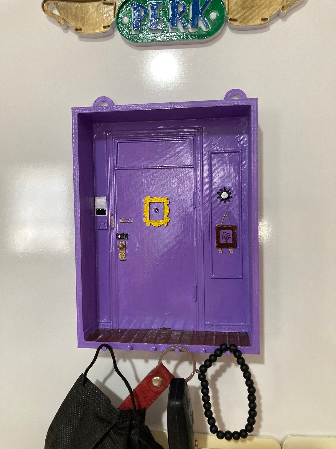 Father's day gift Friends TV Show Key Holder Portrait Etsy