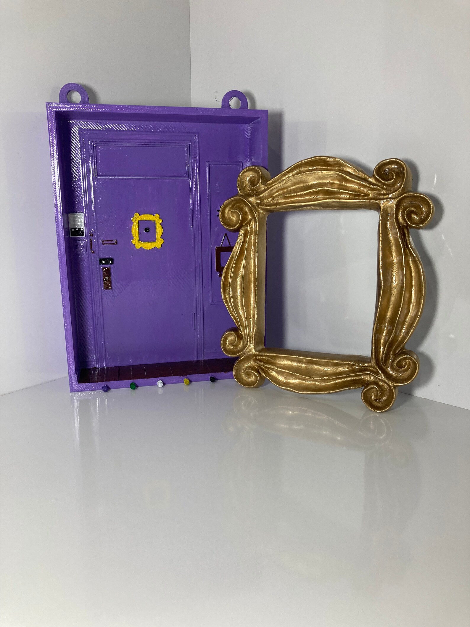 Friends TV Show/ Key Holder Portrait Door. Friends Etsy