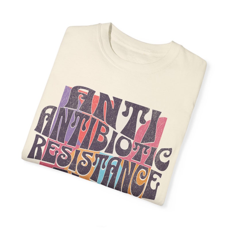 Anti Antibiotic Resistance Club Distressed Comfort Colors T-shirt, Funny Pharmacy Shirt, Infectious Disease Nurse Shirt, ID Pharmacist Tee image 2