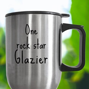 Glazier Travel Mug Glazier Gifts Work Related Gifts Under 30 