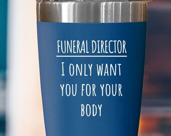 Funeral Director mug, Funeral Director gifts under 20 dollars, Fun  inexpensive gifts for coworkers, Useful white elephant gifts