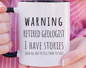 Geologist Mug, Funny Geologist Retirement Gifts for Men, for Women, Coworker Leaving Gifts Under 20, Departing Employee Farewell Gifts