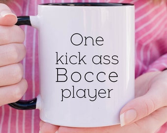 Bocce coffee mug, Bocce gifts for bocce lovers, Bocee themed birthday gifts under 25 dollars, Bocce player gifts, Bocce coach thank you gift