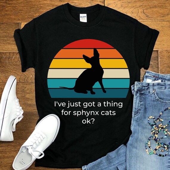 Hairless Cat Definition Sphynx Cat Dad Mom Lover Gift T-Shirt (Black, 2XL) - 50% Cotton - View #3