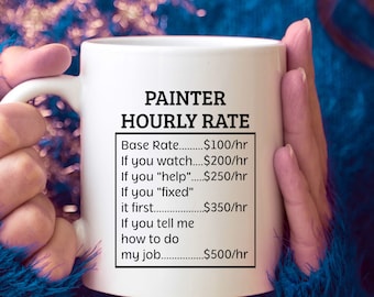 Exterior painter appreciative gift, Professional painter, Painter decorator Gift house painter, Funny presents for coworkers Trades dad gift