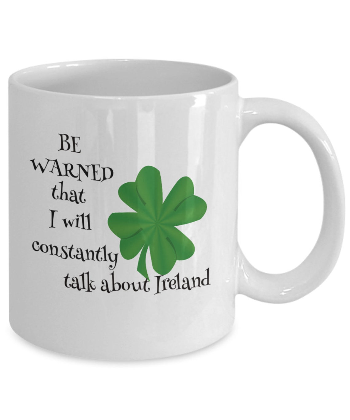 Ireland mug, Irish coffee cup, St Patrick's Day gift for Irishmen