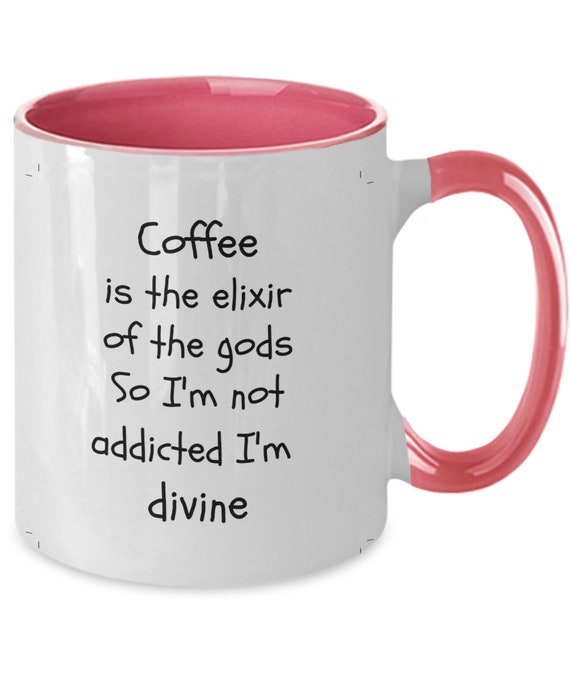 Coffee Addict Mug, Coffee Lover Gifts for Lunch Ladies Coworkers