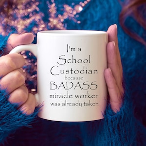  School custodian cup, Custodian appreciation gifts, Fun  inexpensive gifts for coworkers, Work related gifts, Employee gifts under 20  dollars : Home & Kitchen