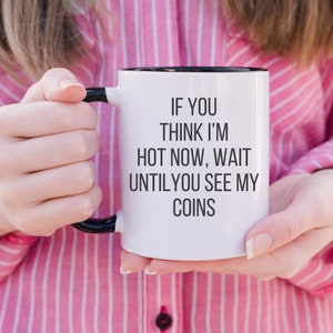 Coins, collector mug, coin collector gifts, gift for collectors, coin collecting, Numismatist Gifts for Men, Vintage Coins, Old Coins