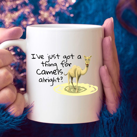 Camel Coffee Mug, Camel Themed Gifts Under 25 Dollars, Funny Camel Birthday Gifts  for Women, Camel Related Gifts for Men, Camel Lover Gifts 