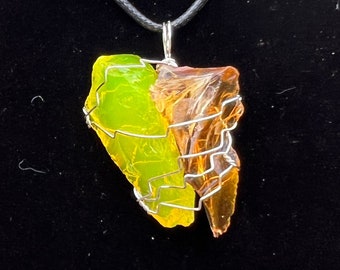 Andara Crystal Reclaim Abundance Double Pendant
