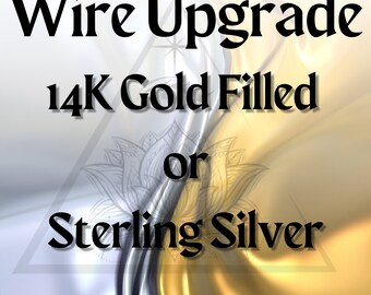 Premium Wire Wrap Options for Monatomic Andara Crystal Volcanic Glass Pendants