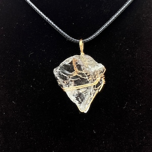Andara Crystal Clear  Monatomic Pendant Necklace Africa