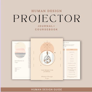 Human Design Projector Journal, nu 80 pagina's! | Human Design-grafiek | Lezen van Human Design-diagrammen | Leer Human Design