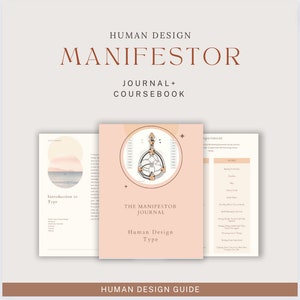 Human Design Manifestor Journal, nu 80 pagina's | Human Design-grafiek | Lezen van Human Design-diagrammen | Leer Human Design |