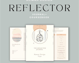 Human Design Reflector Journal, Now with 80 Pages! | Human Design Chart | Human Design Chart Reading | Learn Human Design