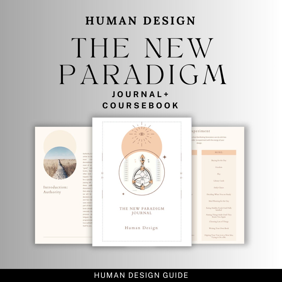 Human Design New Paradigm Guide and Journal for the Age of Aquarius ...