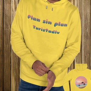 Travel sweatshirt, traveler sweatshirt, vacation sweatshirt, travel gift, pullover, globetrotter clothing, traveler clothing, adventure Yellow Fizz