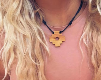 ANDES KRUIS, chacana, chakana hanger, chakana ketting, inca, palo santo chakana, andes kruis hanger, amulet, andes kruis ketting, peru