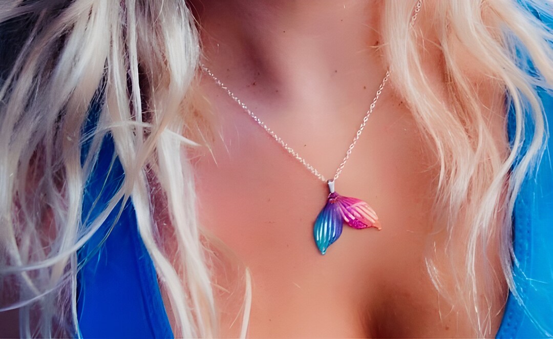 Mermaid Tail Pendant TWO SEAS Mermaid Tail Necklace Whale Etsy