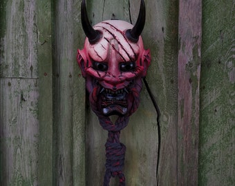 Hannya Mask Full Face Wall Decor Halloween For Any Size