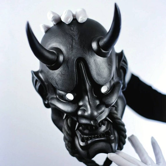 Handmade Japanese Hannya Mask For Any Size, Full Face, Wall Decor, Halloween